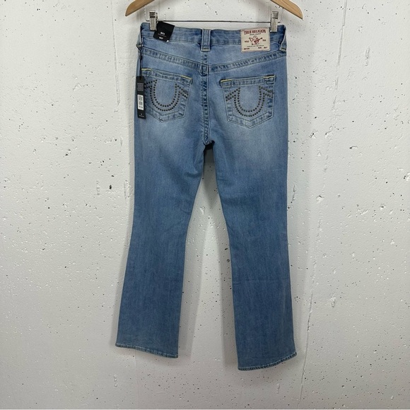 True Religion Women’s Size 27 Becca Mid Rise Bootcut Stud Stretch Jeans NEW - Picture 7 of 16
